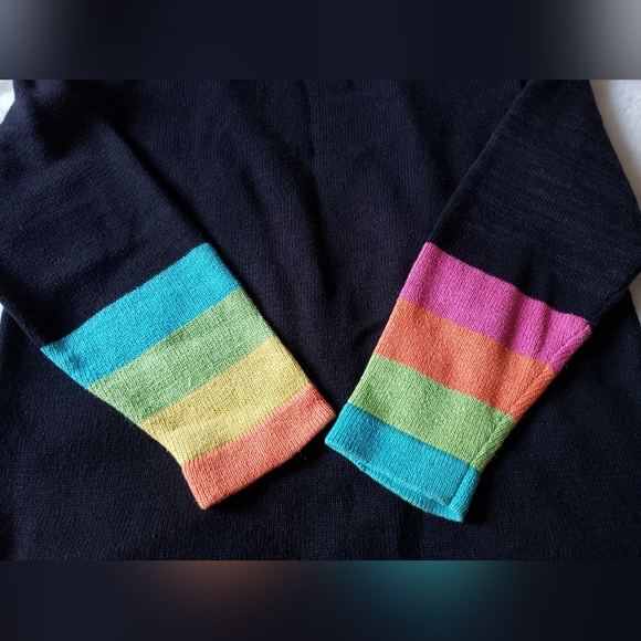 Cadigan handknited with fruits design - Picture 7 of 9